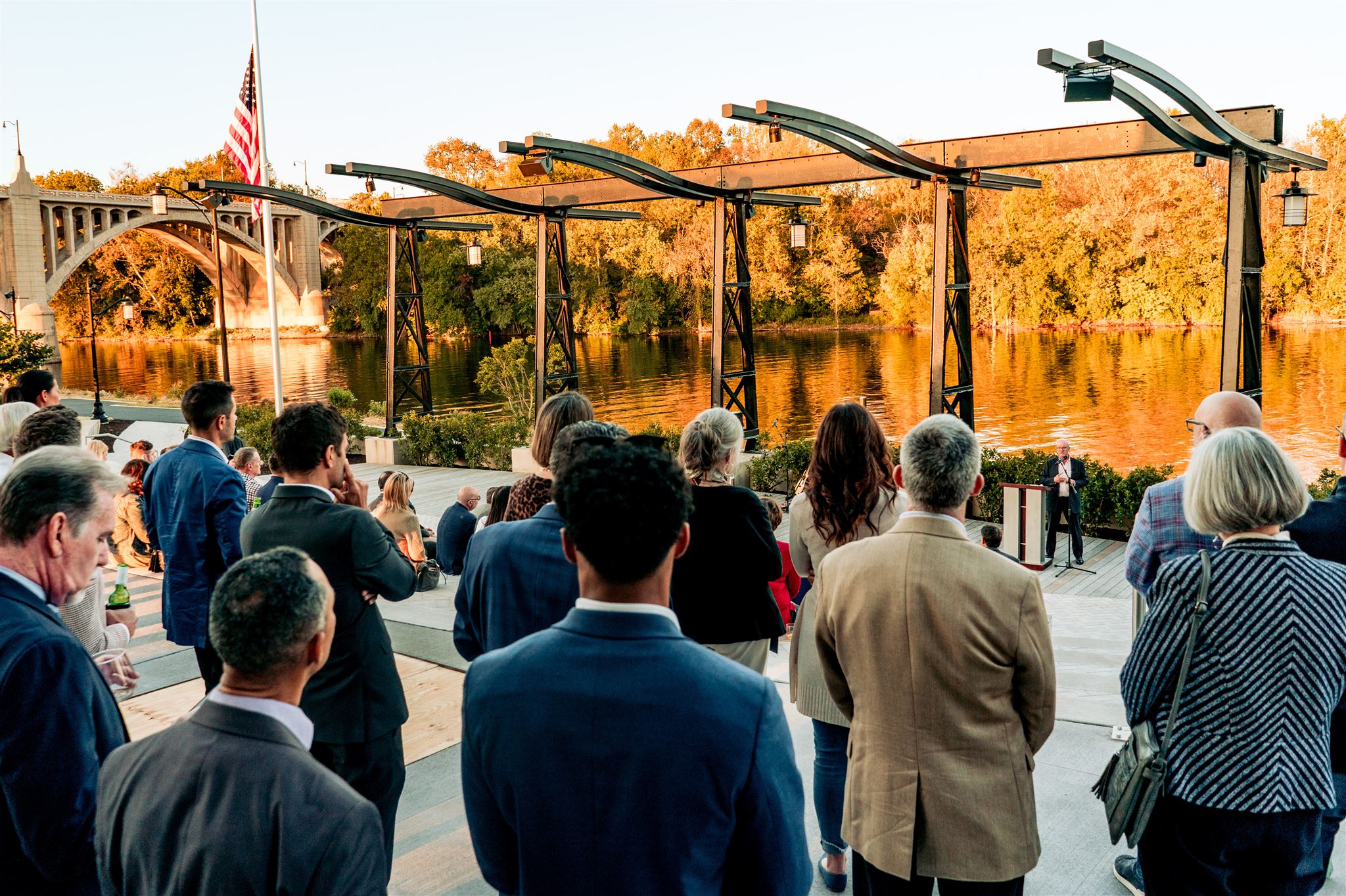 Mark Jaindl Speaking at Grand Opening