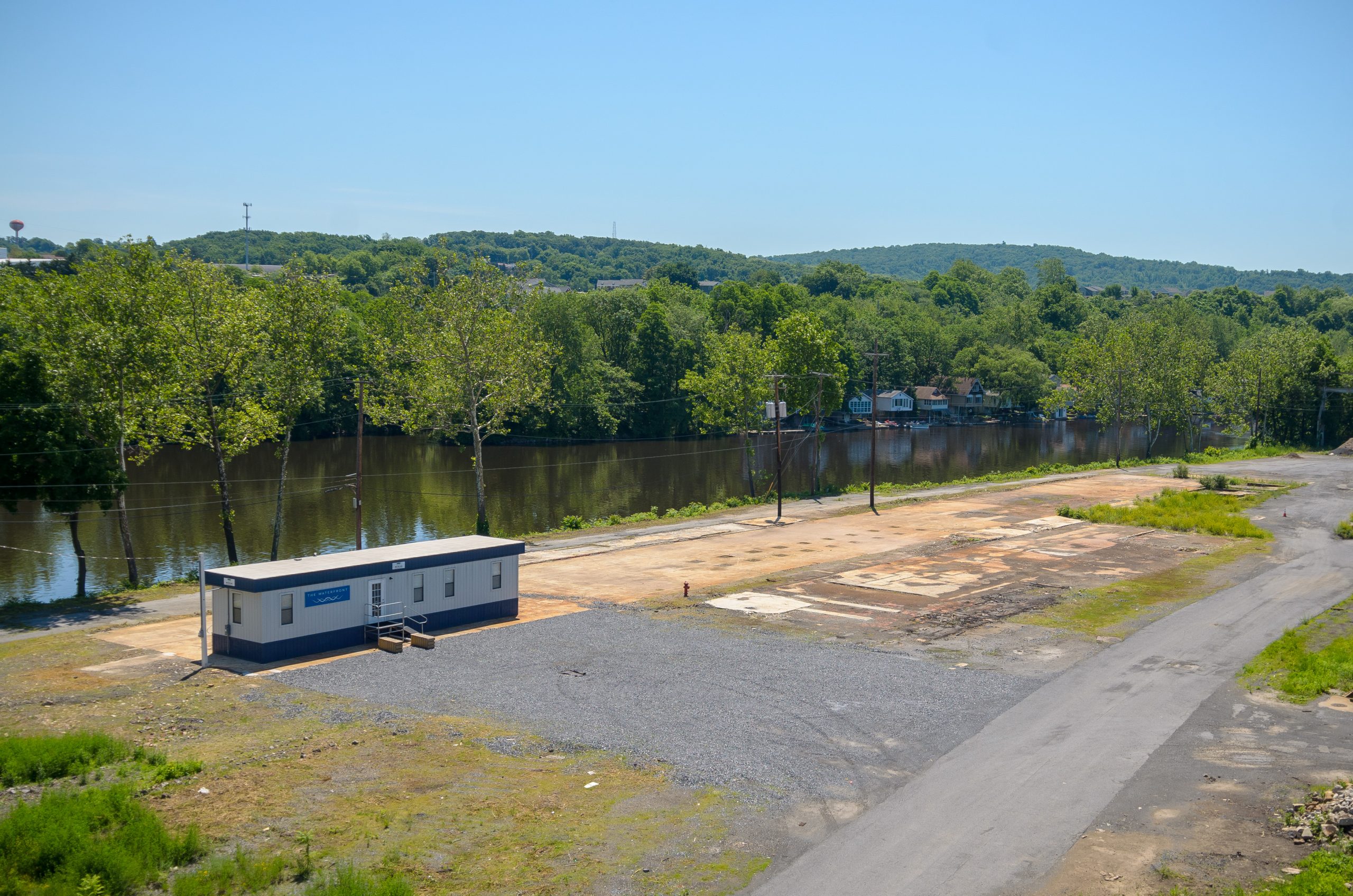 View Facing East; Before Construction